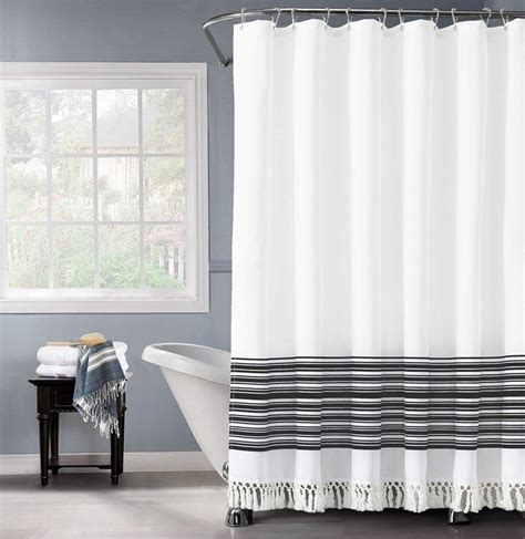 black and white shower curtain amazon